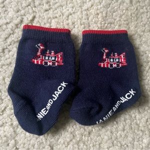 Jamie and Jack train Socks